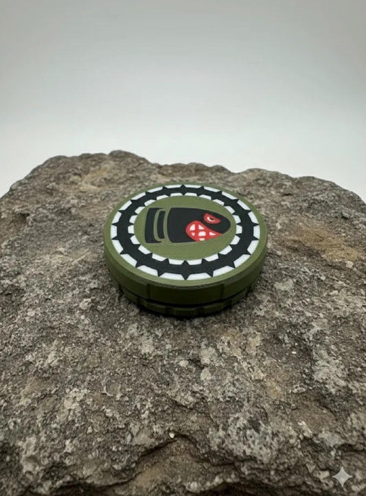 Slim Pocket Storage Container, Tactical Screw Top Utility Capsule, EDC Gear Container. Gift for outdoor hunter dad