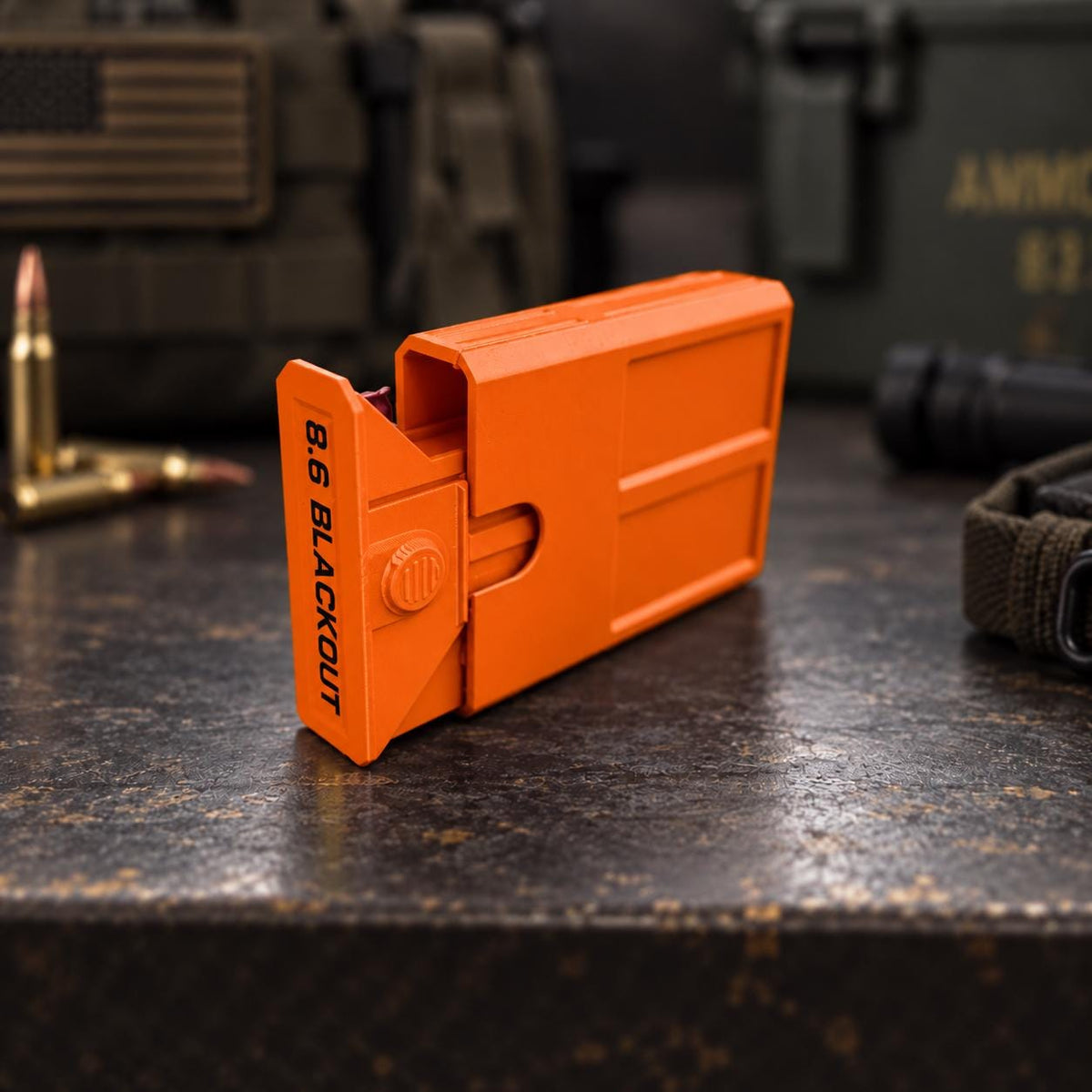 8.6 Blackout Ammo Box – 8 Round Stackable Pocket Organizer