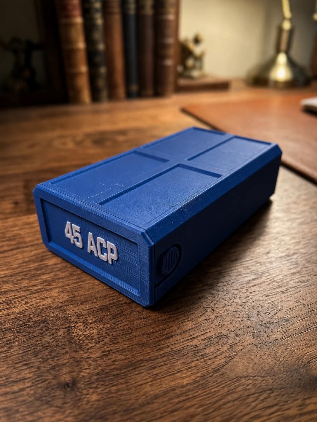 45 ACP Stackable Ammo Case – 50 Round Storage Box for Range & Reloading Ammo