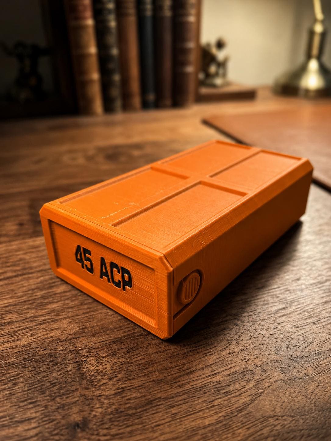 45 ACP Stackable Ammo Case – 50 Round Storage Box for Range & Reloading Ammo