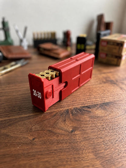 30-30 Winchester Ammo Box | 20 Round Stackable Storage Case | Dual-Latch Ammo Holder | Custom Color
