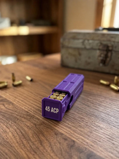 45 ACP Ammo Case – 16 Round Stackable Pocket Storage Box