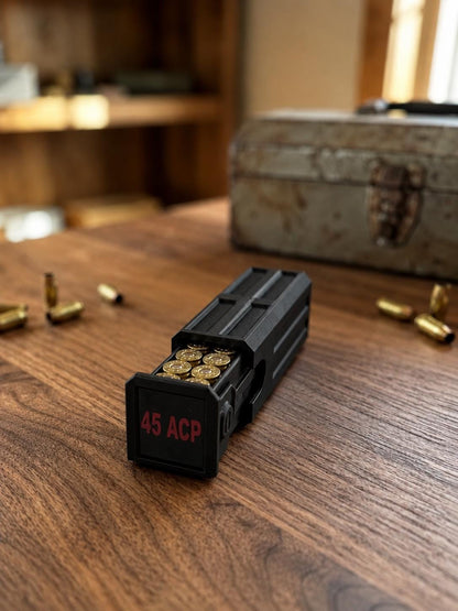 45 ACP Ammo Case – 16 Round Stackable Pocket Storage Box