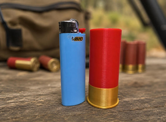 Shotgun Shell Bic Lighter Case and Custom Gag Gift