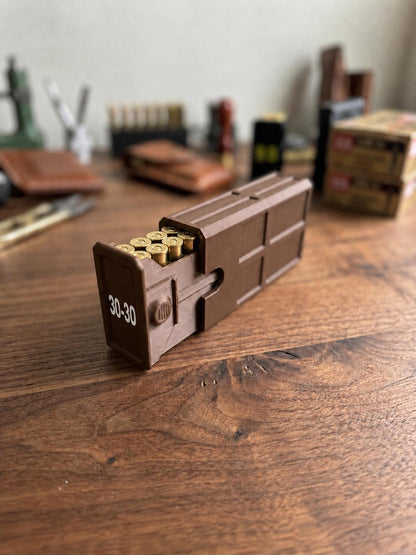 30-30 Winchester Ammo Box | 20 Round Stackable Storage Case | Dual-Latch Ammo Holder | Custom Color