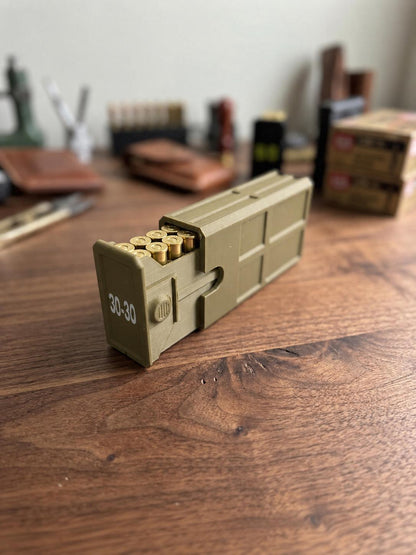 30-30 Winchester Ammo Box | 20 Round Stackable Storage Case | Dual-Latch Ammo Holder | Custom Color