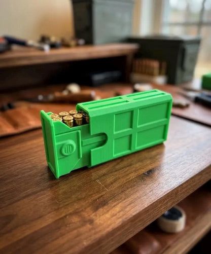 300 Blackout Ammo Box, 20-Round Stackable Ammunition Storage Case. Custom Colors