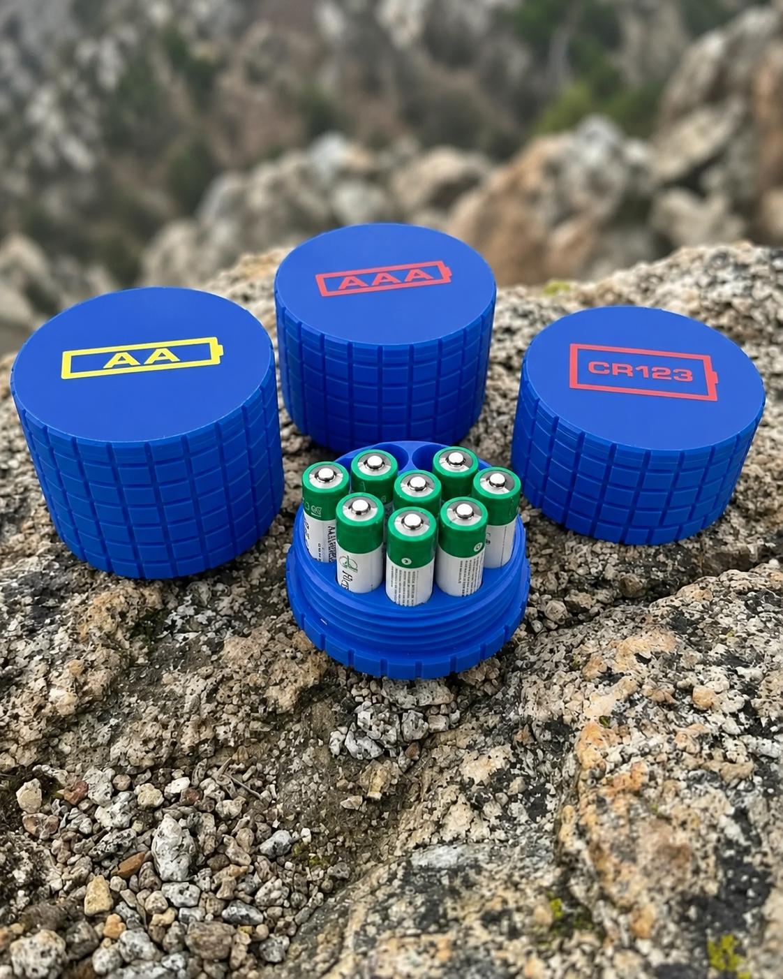 Battery Containers-Frag Pattern- Custom Colors