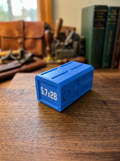 5.7x28 FN 50 Round Ammo Box – Stackable, Dual Latch Storage Case