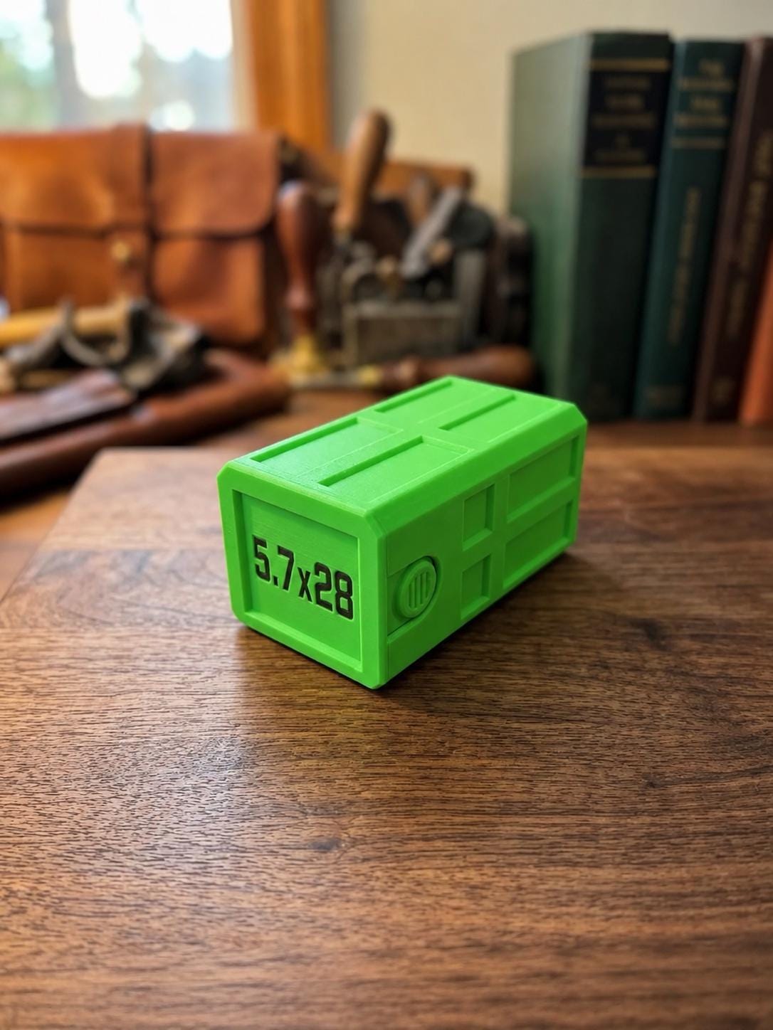5.7x28 FN 50 Round Ammo Box – Stackable, Dual Latch Storage Case