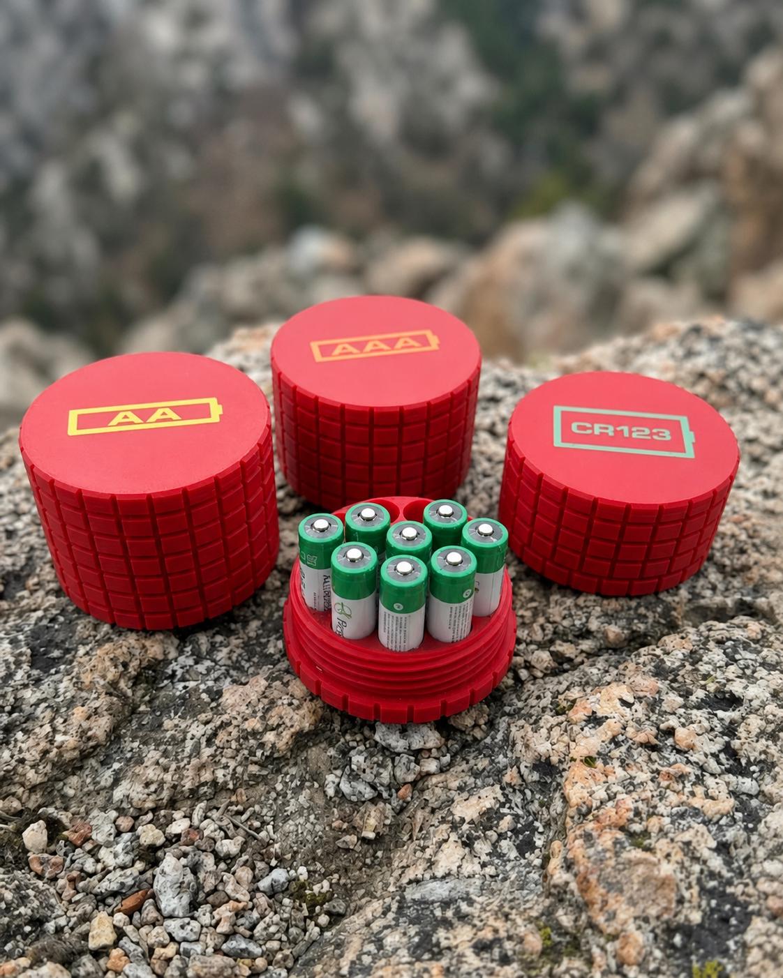 Battery Containers-Frag Pattern- Custom Colors