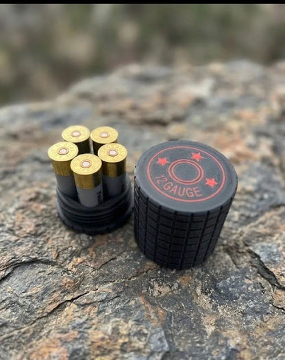 12 Gauge 5-Round Shotgun Shell Holder – Frag Pattern Ammo Storage Case