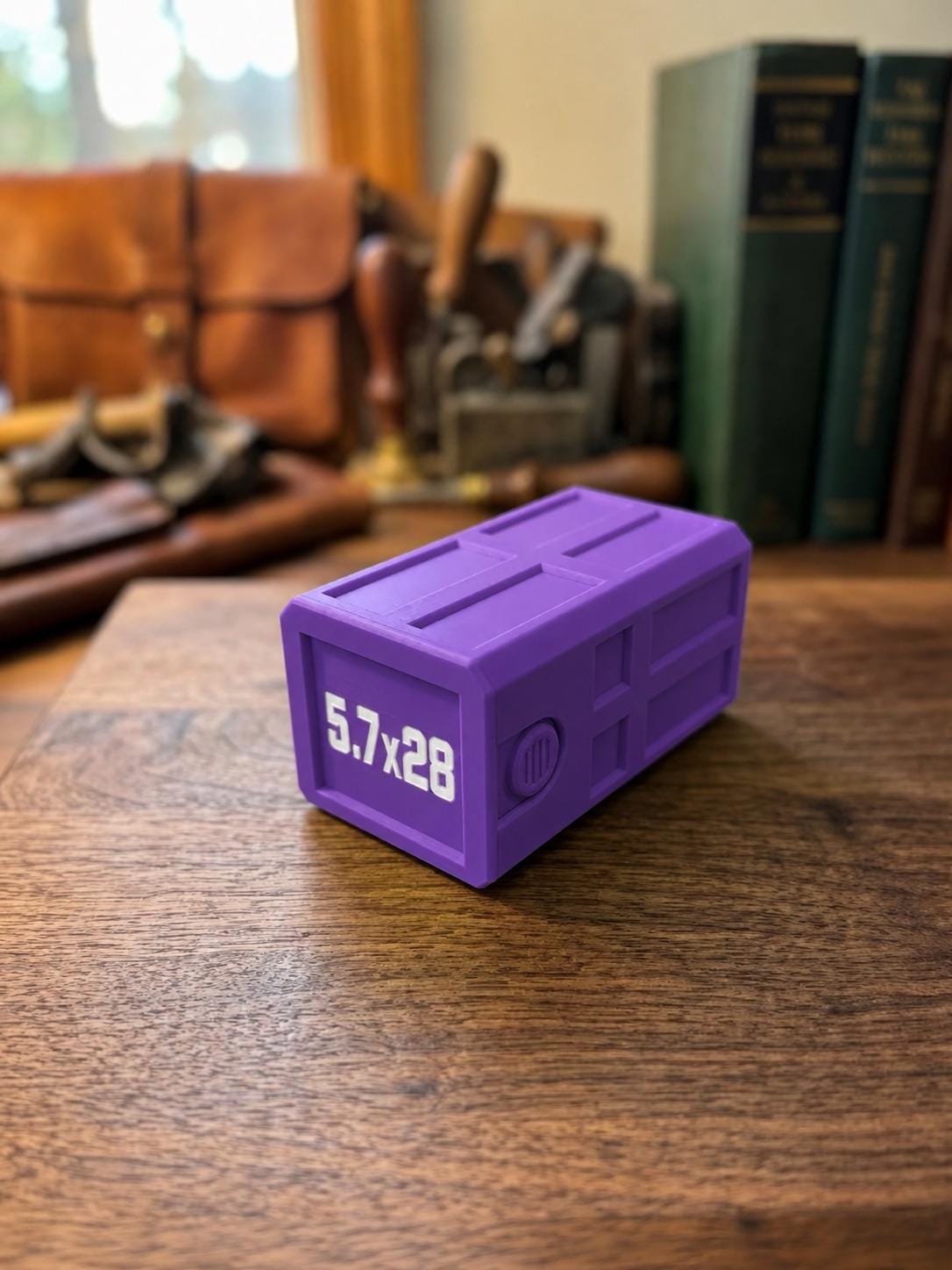 5.7x28 FN 50 Round Ammo Box – Stackable, Dual Latch Storage Case