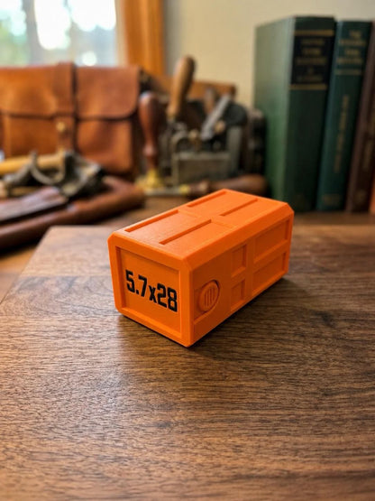5.7x28 FN 50 Round Ammo Box – Stackable, Dual Latch Storage Case