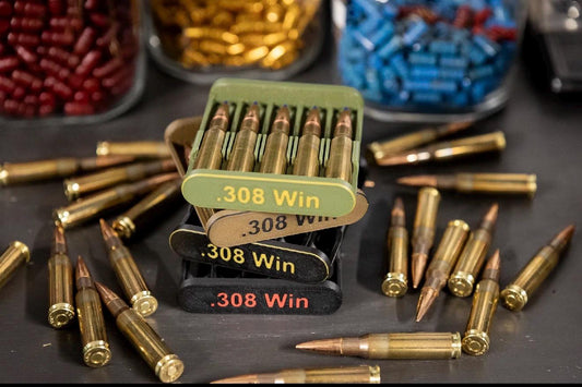 308 Winchester Ammo Storage Clip | 5 Round Storage Clip | Custom Colors