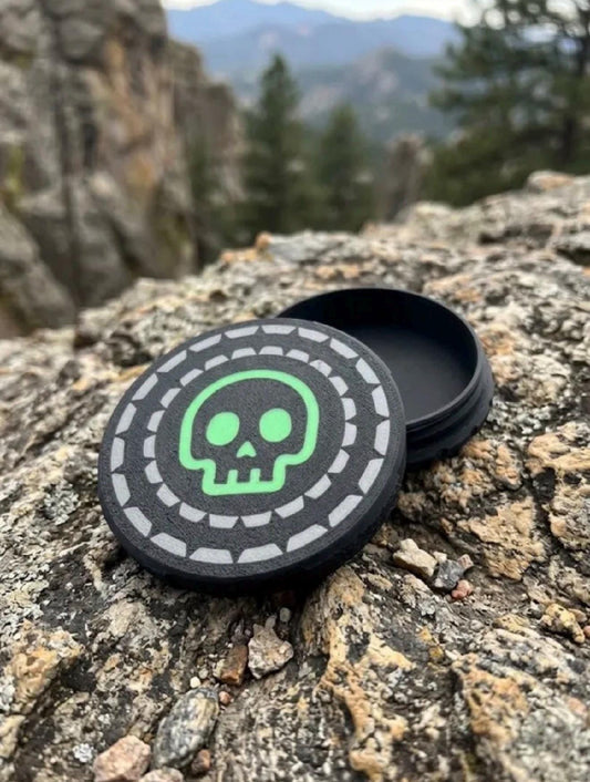 Slim Pocket Storage Container, Tactical Screw Top Utility Capsule, EDC Gear Container. Gift for outdoor hunter dad
