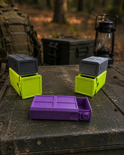 Universal Stackable Utility Case – Modular EDC Storage Box, Small Parts Organizer, Sliding Tool & Gear Case