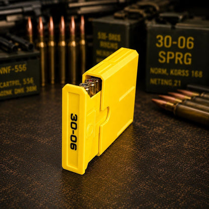 30-06 Springfield Ammo Box, Pocket 8 Round Storage Case, Stackable Sliding Organizer