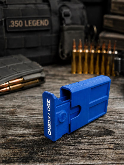 350 Legend 8 Round Pocket Ammo Box, Stackable Sliding Case, Made in USA