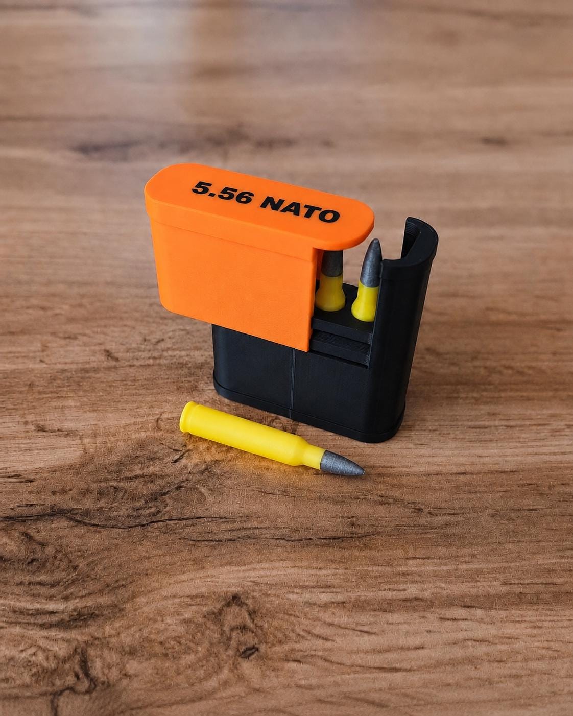 5.56 Emergency Box – 4 Round Pocket Ammunition Storage Case – Sliding Top