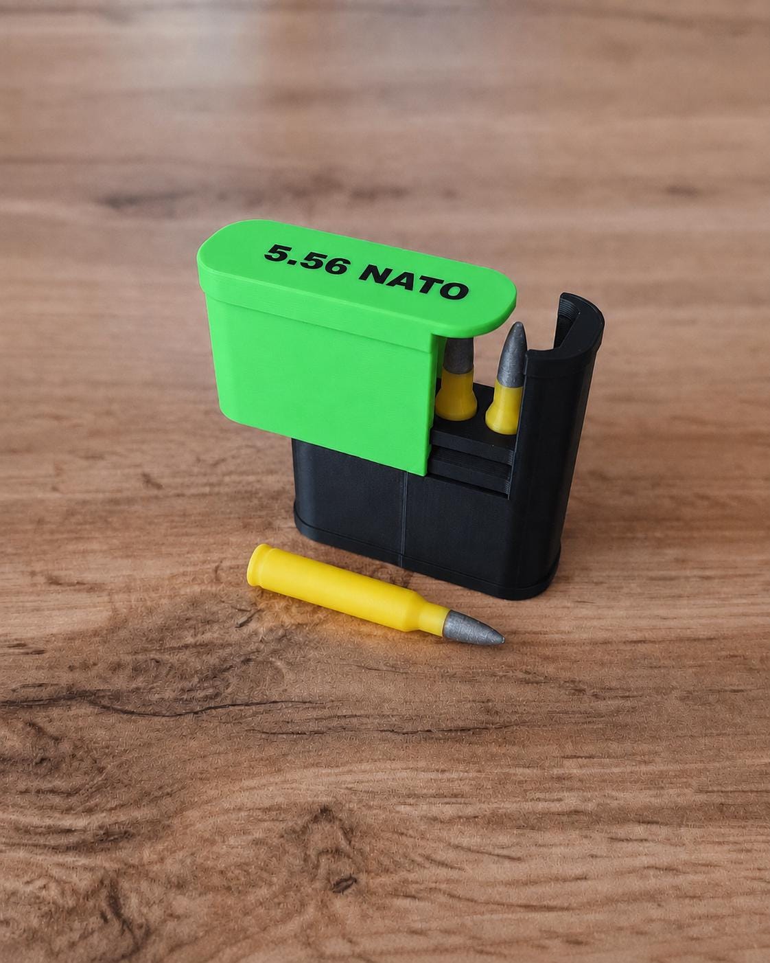 5.56 Emergency Box – 4 Round Pocket Ammunition Storage Case – Sliding Top