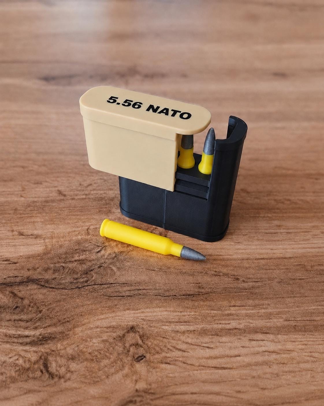 5.56 Emergency Box – 4 Round Pocket Ammunition Storage Case – Sliding Top