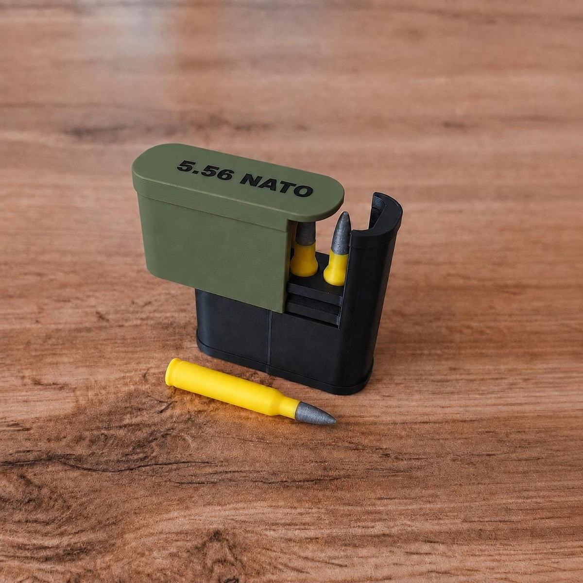 5.56 Emergency Box – 4 Round Pocket Ammunition Storage Case – Sliding Top