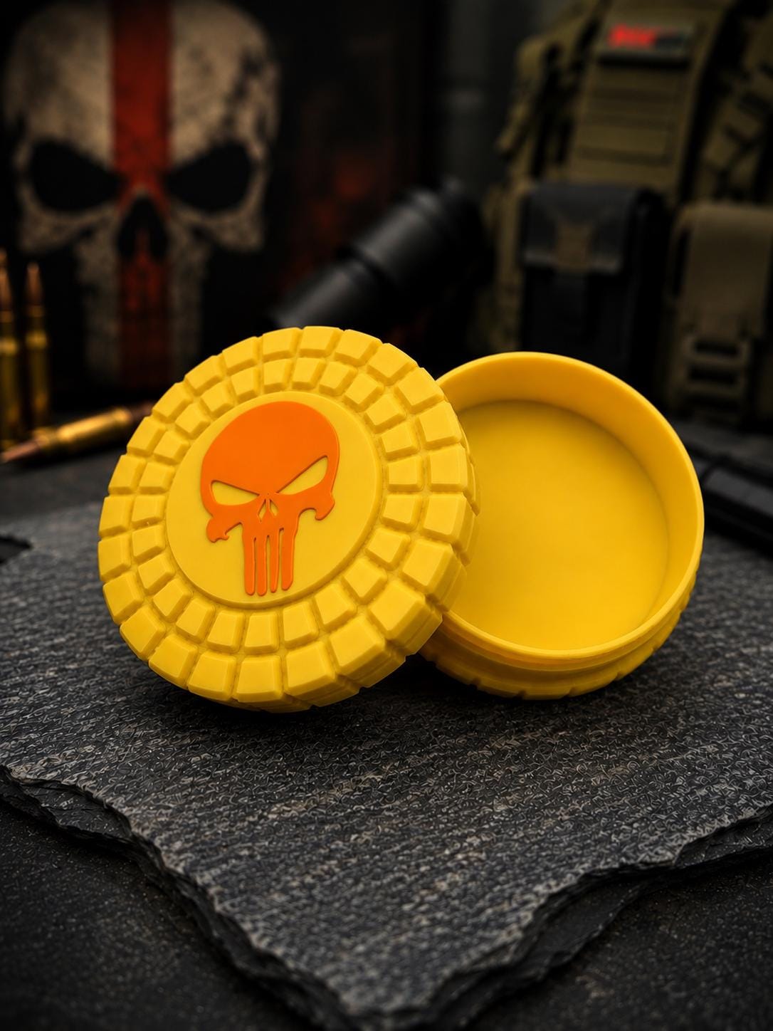 Pocket Storage Container, Tactical Screw Top Utility Capsule, EDC Gear Container. Gift for outdoor hunter dad
