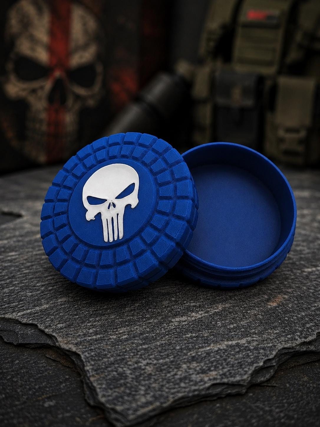Pocket Storage Container, Tactical Screw Top Utility Capsule, EDC Gear Container. Gift for outdoor hunter dad