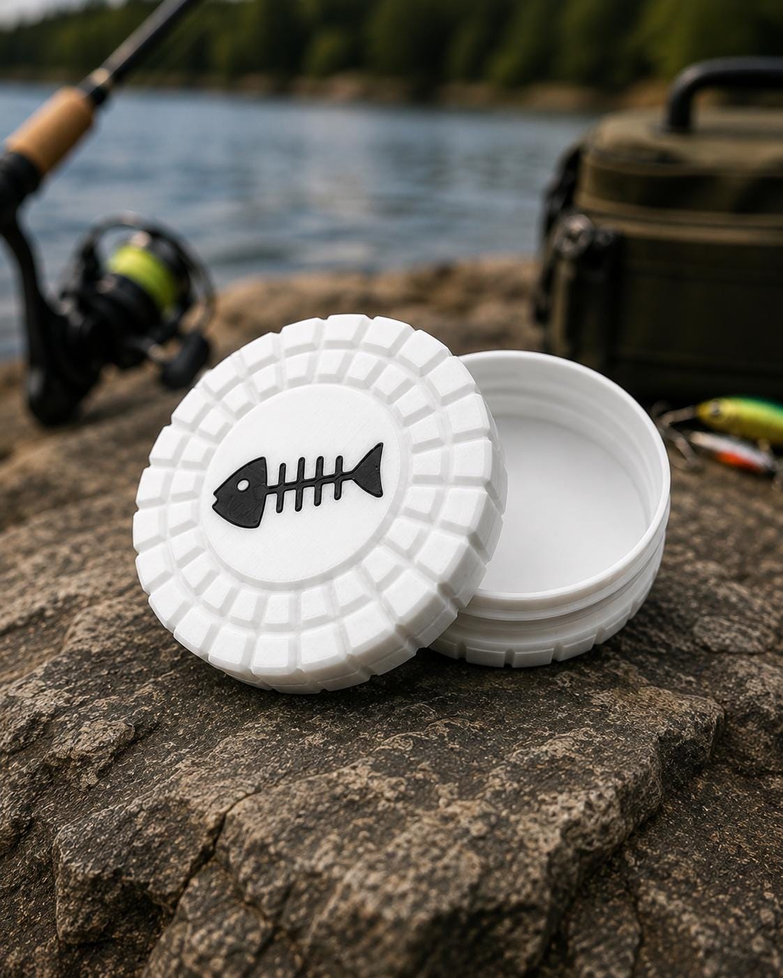 Pocket Storage Container, Tactical Screw Top Utility Capsule, EDC Gear Container. Gift for outdoor hunter and fishing dad