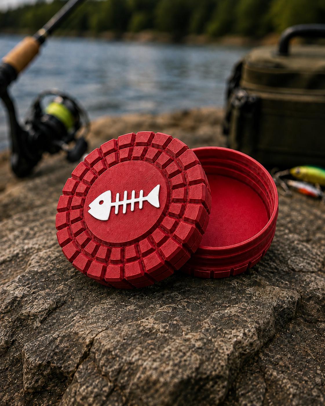 Pocket Storage Container, Tactical Screw Top Utility Capsule, EDC Gear Container. Gift for outdoor hunter and fishing dad