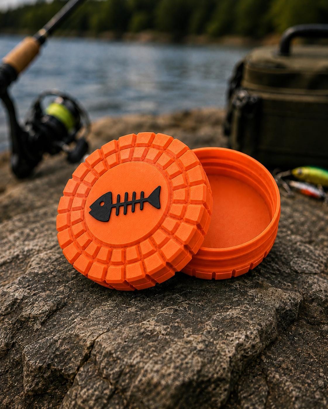 Pocket Storage Container, Tactical Screw Top Utility Capsule, EDC Gear Container. Gift for outdoor hunter and fishing dad