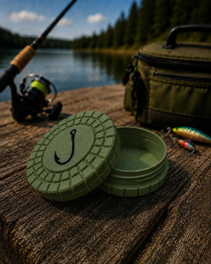 Pocket Storage Container, Tactical Screw Top Utility Capsule, EDC Gear Container. Gift for outdoor hunter and fishing dad