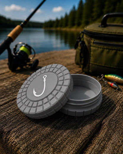 Pocket Storage Container, Tactical Screw Top Utility Capsule, EDC Gear Container. Gift for outdoor hunter and fishing dad