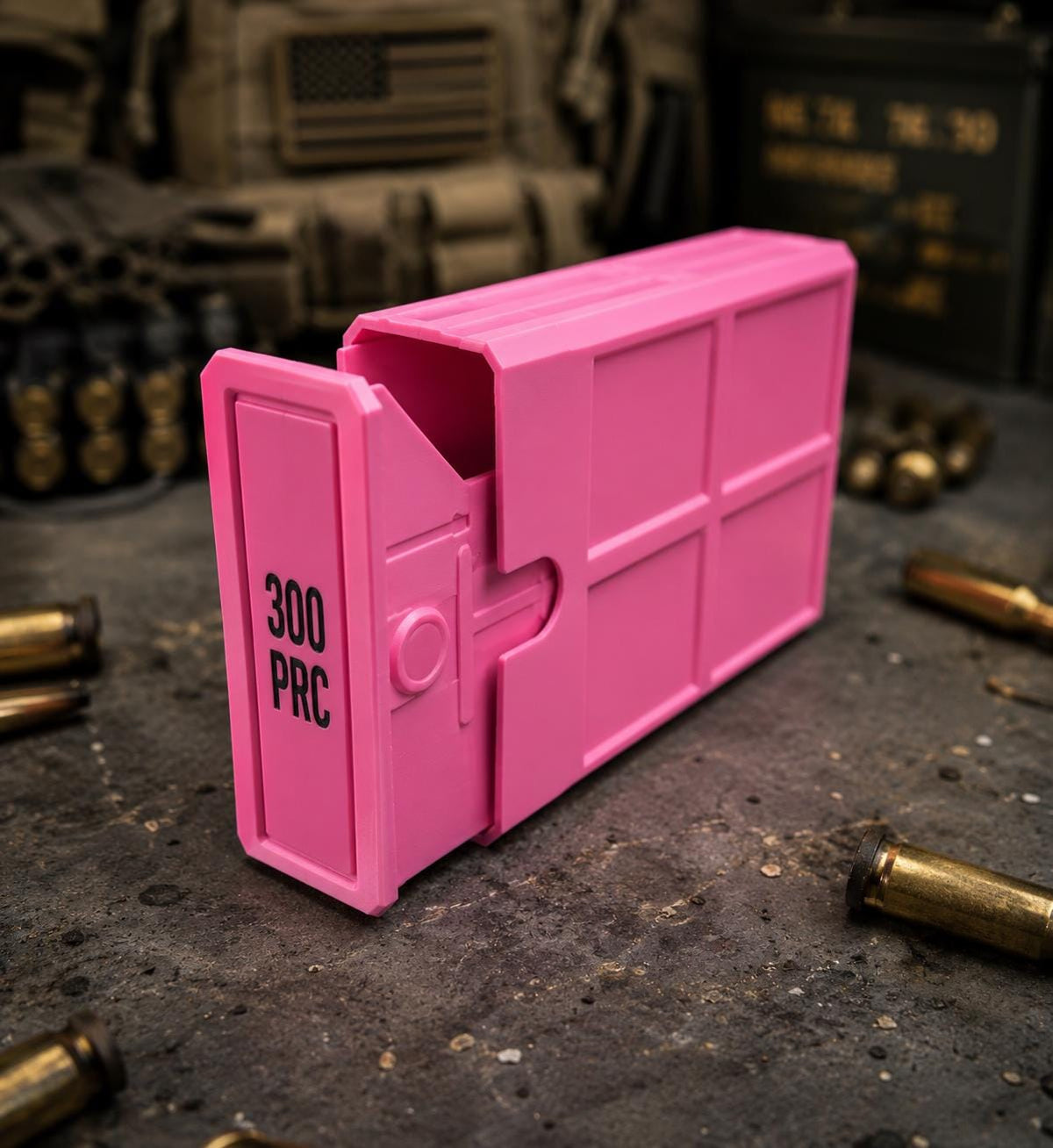 300 PRC Ammo Box – 20 Round Stackable Range Organizer (3D Printed)