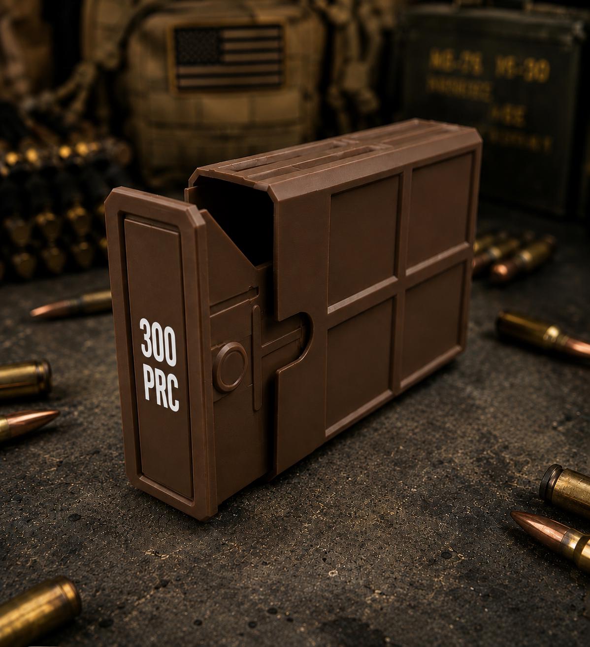 300 PRC Ammo Box – 20 Round Stackable Range Organizer (3D Printed)
