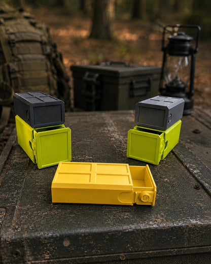 Universal Stackable Utility Case – Modular EDC Storage Box, Small Parts Organizer, Sliding Tool & Gear Case