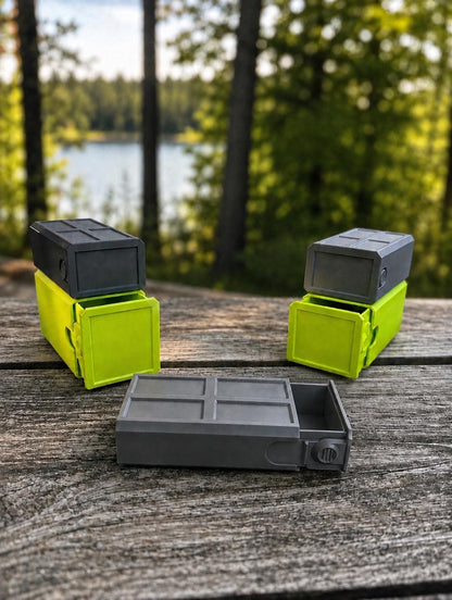 Universal Stackable Utility Case – Modular EDC Storage Box, Small Parts Organizer, Sliding Tool & Gear Case