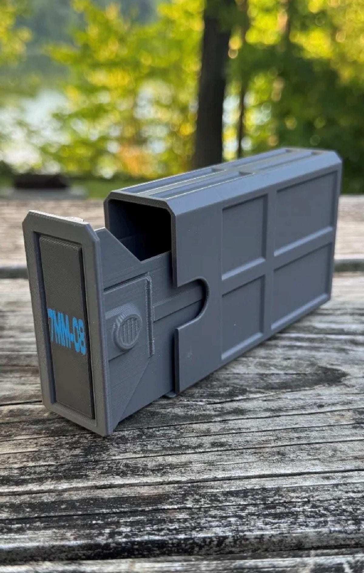 7mm-08 Remington Ammo Box | 20 Round Stackable Storage Case (3D Printed)
