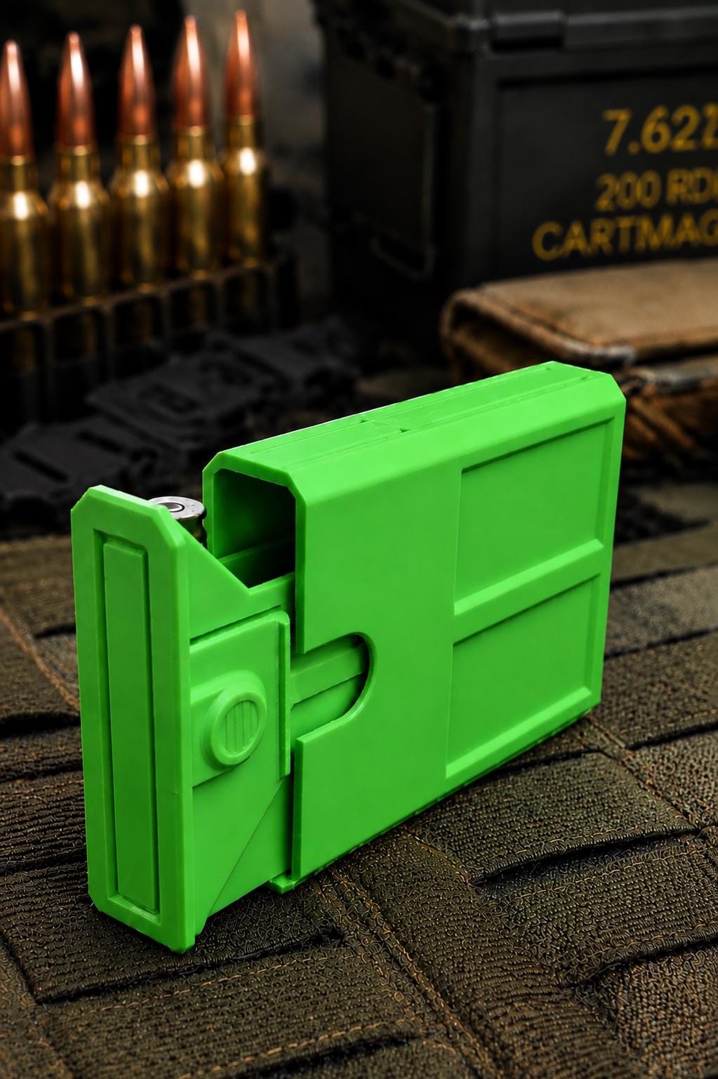 7mm-08 Remington Ammo Box | 8 Round Stackable Storage Case (3D Printed)