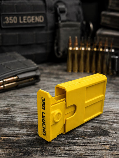 350 Legend 8 Round Pocket Ammo Box, Stackable Sliding Case, Made in USA
