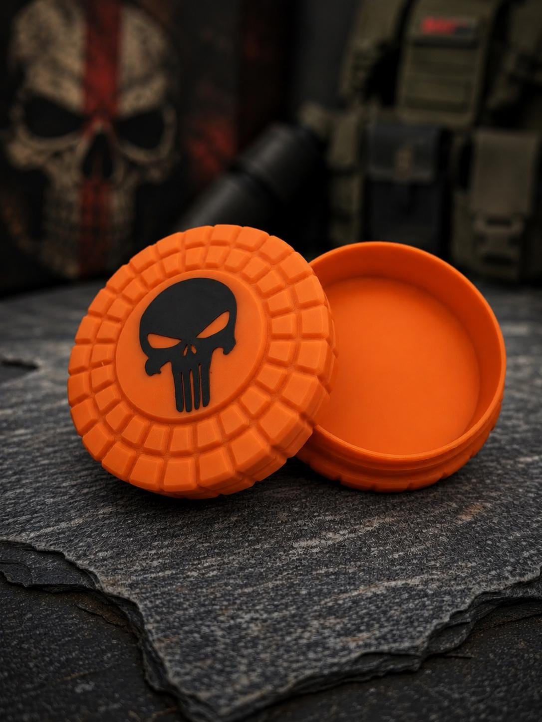 Pocket Storage Container, Tactical Screw Top Utility Capsule, EDC Gear Container. Gift for outdoor hunter dad