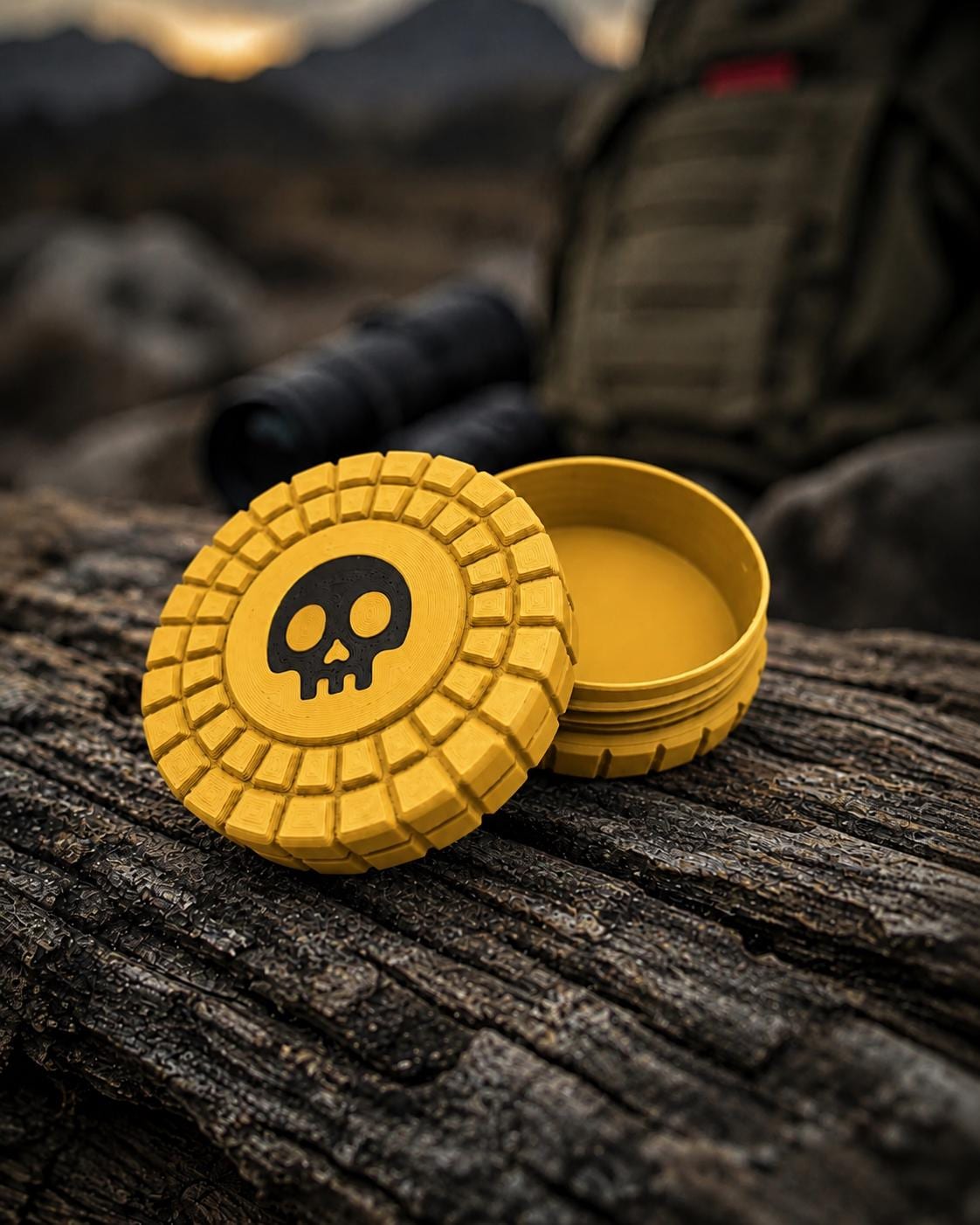 Pocket Storage Container, Tactical Screw Top Utility Capsule, EDC Gear Container. Gift for outdoor hunter dad