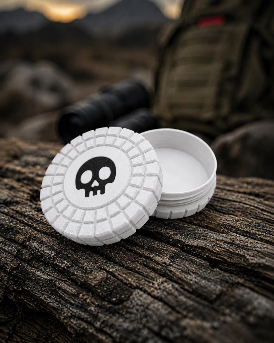 Pocket Storage Container, Tactical Screw Top Utility Capsule, EDC Gear Container. Gift for outdoor hunter dad