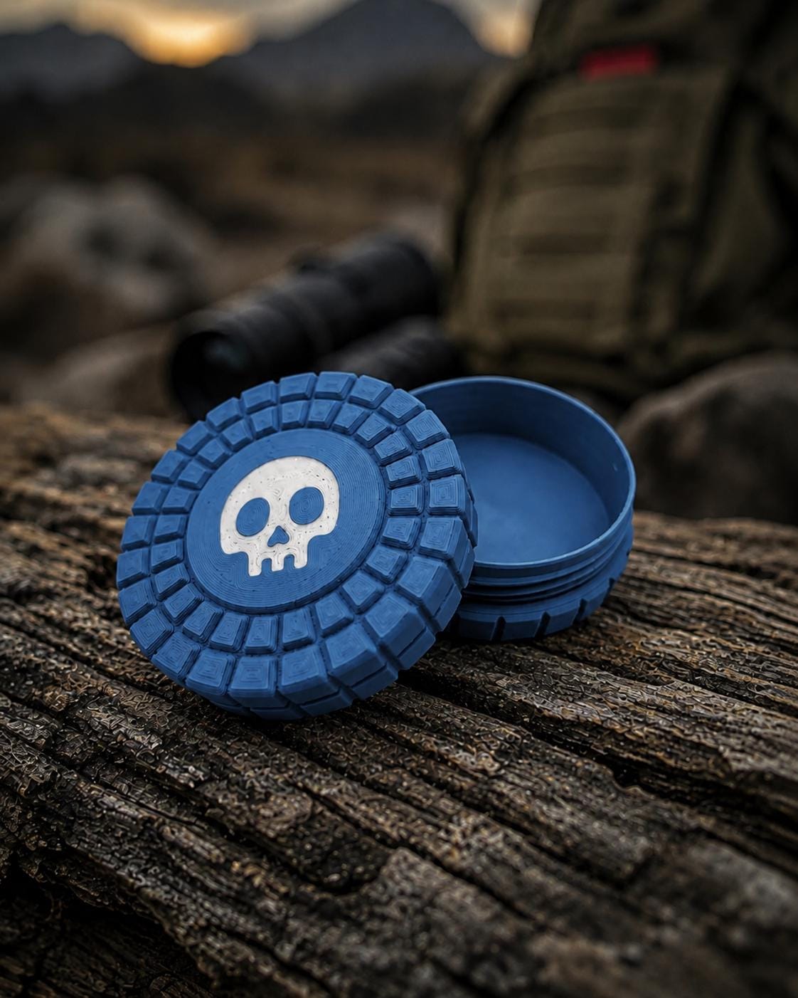 Pocket Storage Container, Tactical Screw Top Utility Capsule, EDC Gear Container. Gift for outdoor hunter dad
