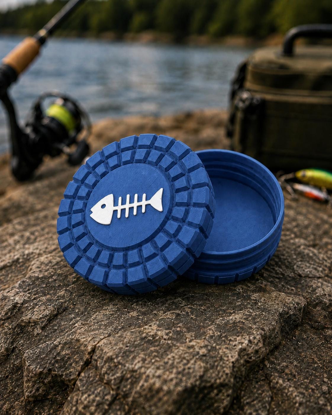 Pocket Storage Container, Tactical Screw Top Utility Capsule, EDC Gear Container. Gift for outdoor hunter and fishing dad