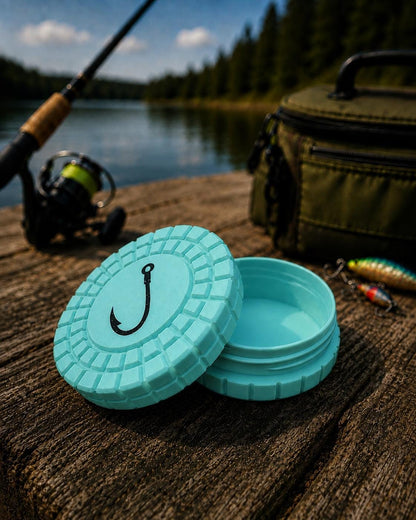 Pocket Storage Container, Tactical Screw Top Utility Capsule, EDC Gear Container. Gift for outdoor hunter and fishing dad