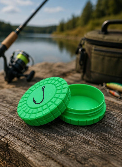 Pocket Storage Container, Tactical Screw Top Utility Capsule, EDC Gear Container. Gift for outdoor hunter and fishing dad