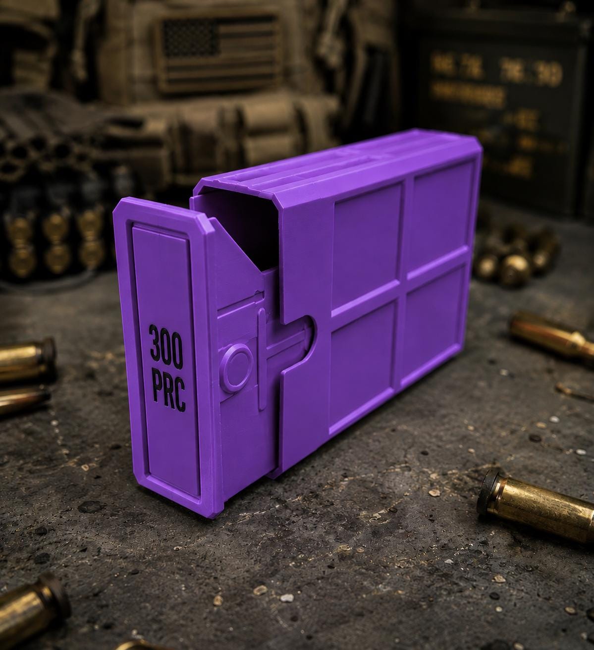 300 PRC Ammo Box – 20 Round Stackable Range Organizer (3D Printed)