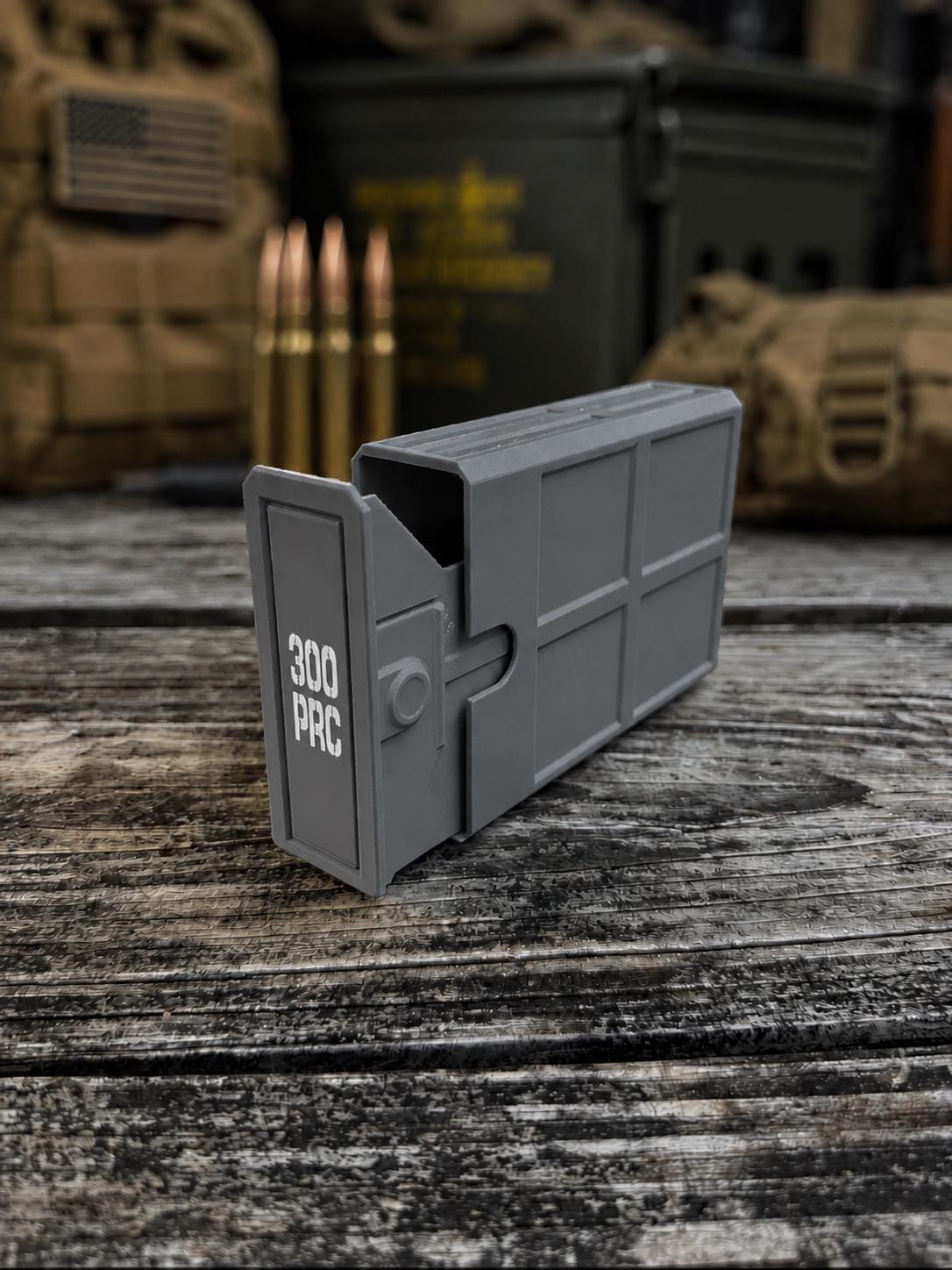 300 PRC Ammo Box – 20 Round Stackable Range Organizer (3D Printed)